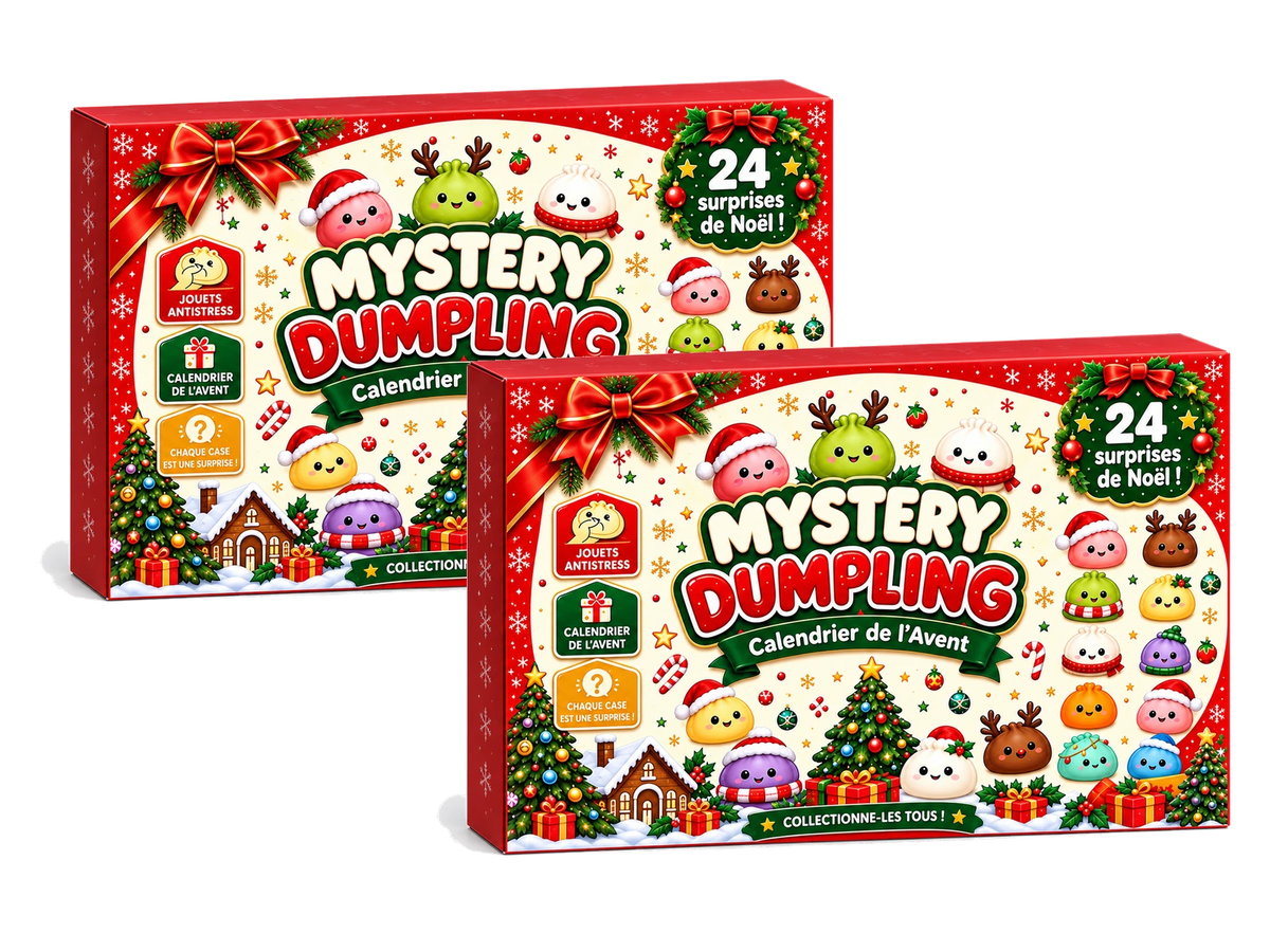 Calendrier de l'Avent Mystery Squishy — pack de 2 calendriers