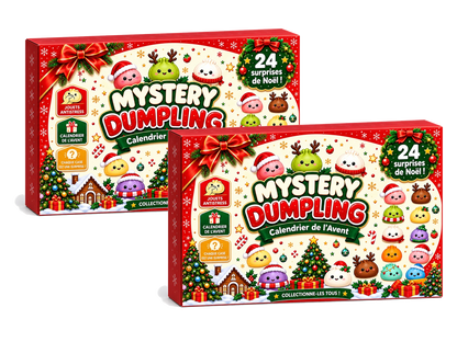 Calendrier de l'Avent Mystery Squishy — pack de 2 calendriers