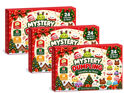 Calendrier de l'Avent Mystery Squishy — pack de 3 calendriers